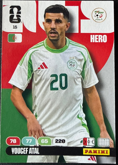 Youcef Atal – Panini Adrenalyn XL FIFA World Cup 2026 – #15