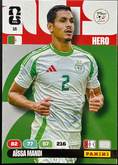 Aïssa Mandi – Panini Adrenalyn XL FIFA World Cup 2026 – #16