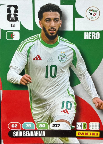 Saïd Benrahma – Panini Adrenalyn XL FIFA World Cup 2026 – #18