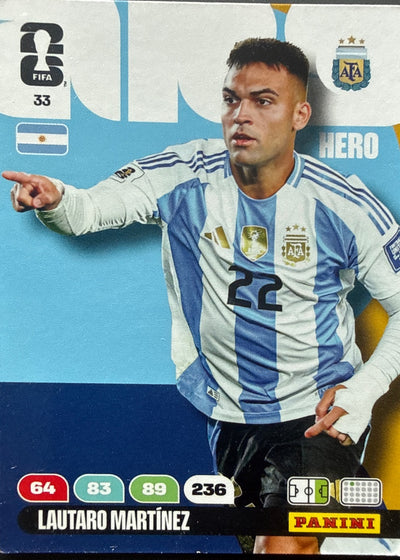 Lautato Martínez – Panini Adrenalyn XL FIFA World Cup 2026 – #33