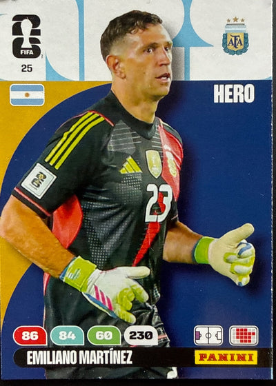Emiliano Martínez – Panini Adrenalyn XL FIFA World Cup 2026 – #25
