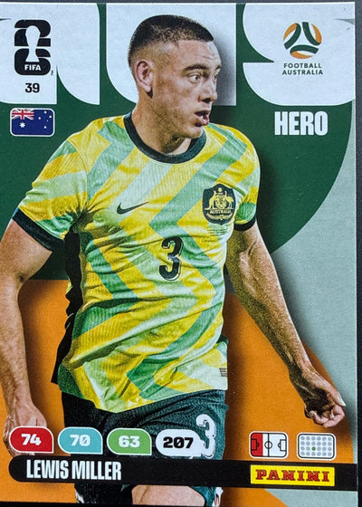 Lewis Miller – Panini Adrenalyn XL FIFA World Cup 2026 – #39