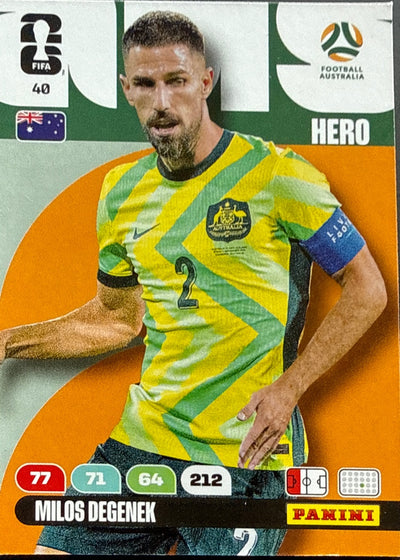 Milos Degenek – Panini Adrenalyn XL FIFA World Cup 2026 – #40