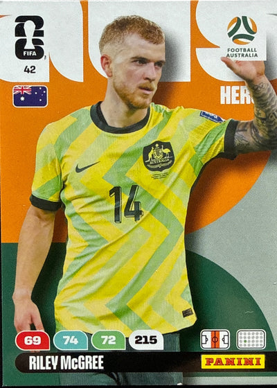 Riley McGree – Panini Adrenalyn XL FIFA World Cup 2026 – #42