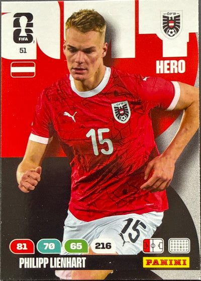 Philipp Lienhart – Panini Adrenalyn XL FIFA World Cup 2026 – #51