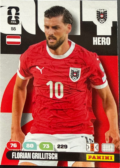 Florian Grillitsch – Panini Adrenalyn XL FIFA World Cup 2026 – #55