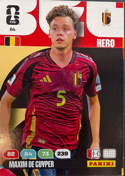 Maxim de Cuyper – Panini Adrenalyn XL FIFA World Cup 2026 – #64