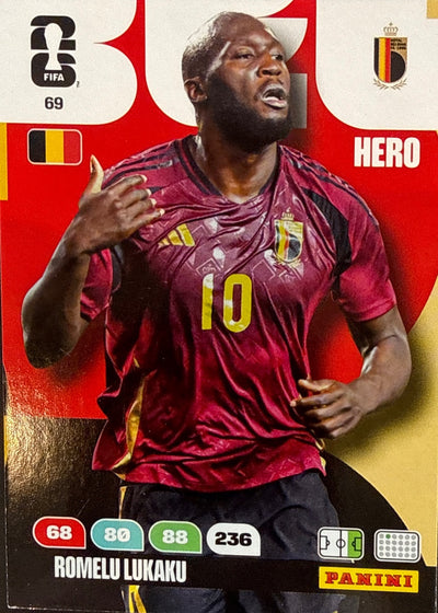 Romelu Lukaku – Panini Adrenalyn XL FIFA World Cup 2026 – #69