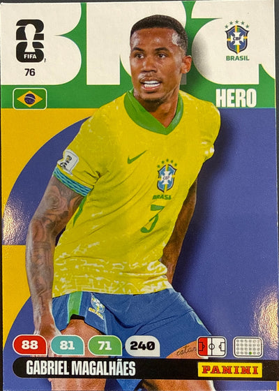 Gabriel Magalhães – Panini Adrenalyn XL FIFA World Cup 2026 – #76