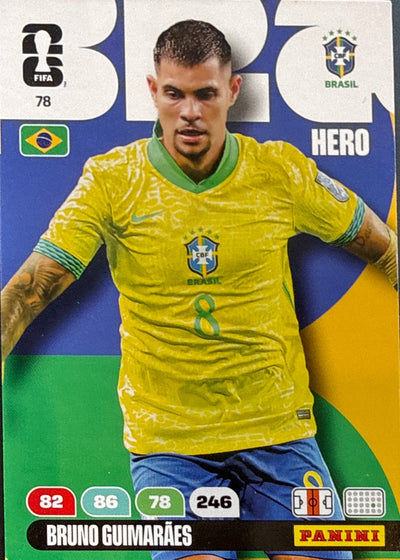 Bruno Guimarães – Panini Adrenalyn XL FIFA World Cup 2026 – #78
