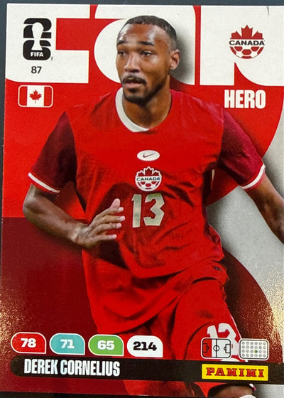Derek Cornelius – Panini Adrenalyn XL FIFA World Cup 2026 – #87