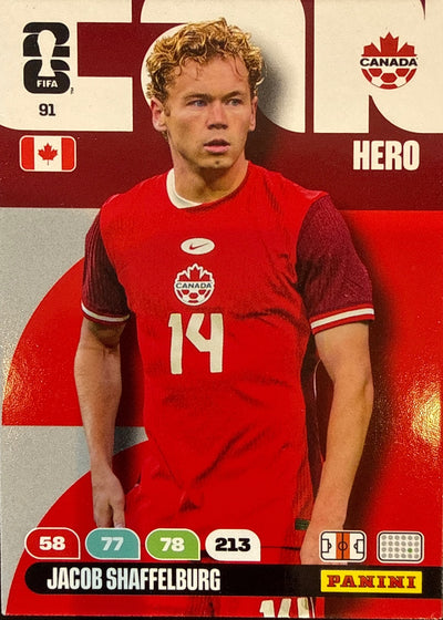 Jacob Shaffelburg – Panini Adrenalyn XL FIFA World Cup 2026 – #91
