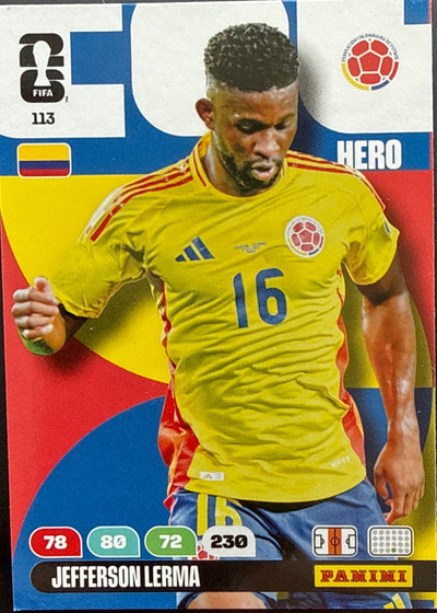 Jefferson Lerma – Panini Adrenalyn XL FIFA World Cup 2026 – #113-