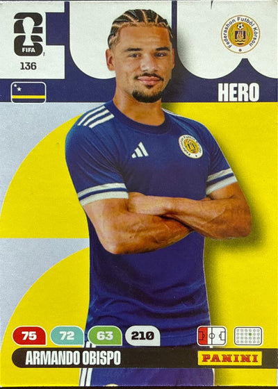 Armando Obispo – Panini Adrenalyn XL FIFA World Cup 2026 – #136
