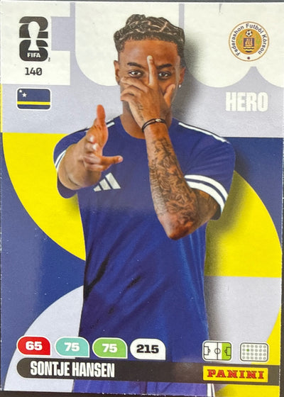 Sontje Hansen – Panini Adrenalyn XL FIFA World Cup 2026 – #140