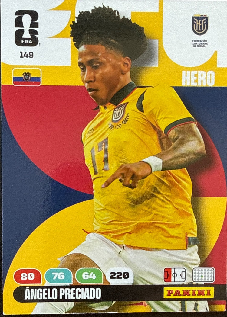 Ángelo Preciado – Panini Adrenalyn XL FIFA World Cup 2026 – #149