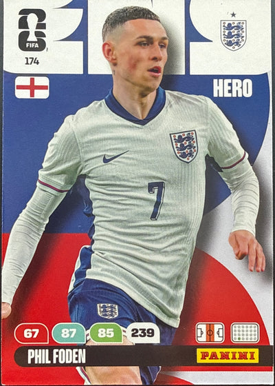 Phil Foden – Panini Adrenalyn XL FIFA World Cup 2026 – #174