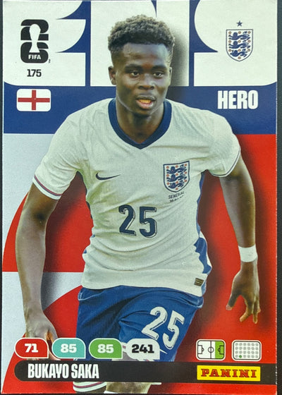Bukayo Saka – Panini Adrenalyn XL FIFA World Cup 2026 – #175