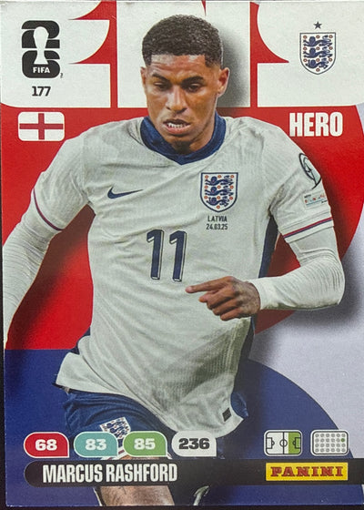 Marcus Rashford – Panini Adrenalyn XL FIFA World Cup 2026 – #177