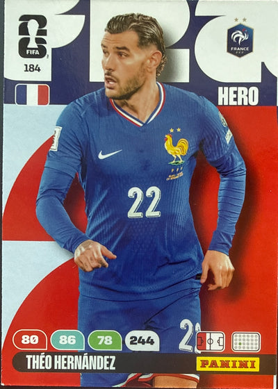 Théo Hernández – Panini Adrenalyn XL FIFA World Cup 2026 – #184
