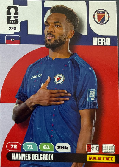 Hannes Delcroix – Panini Adrenalyn XL FIFA World Cup 2026 – #220