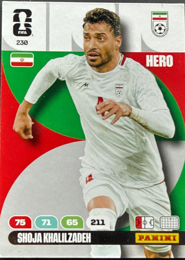 Shoja Khalilzadeh – Panini Adrenalyn XL FIFA World Cup 2026 – #230