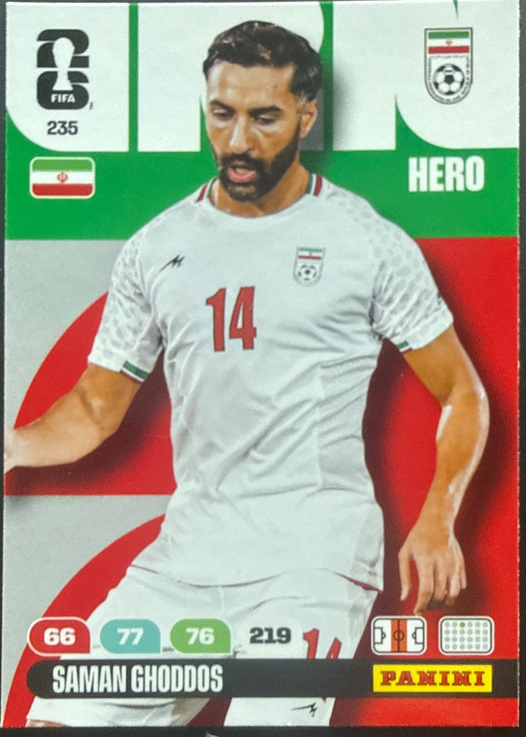 Saman Ghoddos – Panini Adrenalyn XL FIFA World Cup 2026 – #235