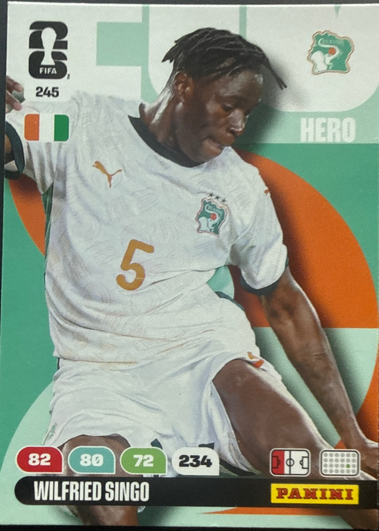 Wilfried Singo – Panini Adrenalyn XL FIFA World Cup 2026 – #245