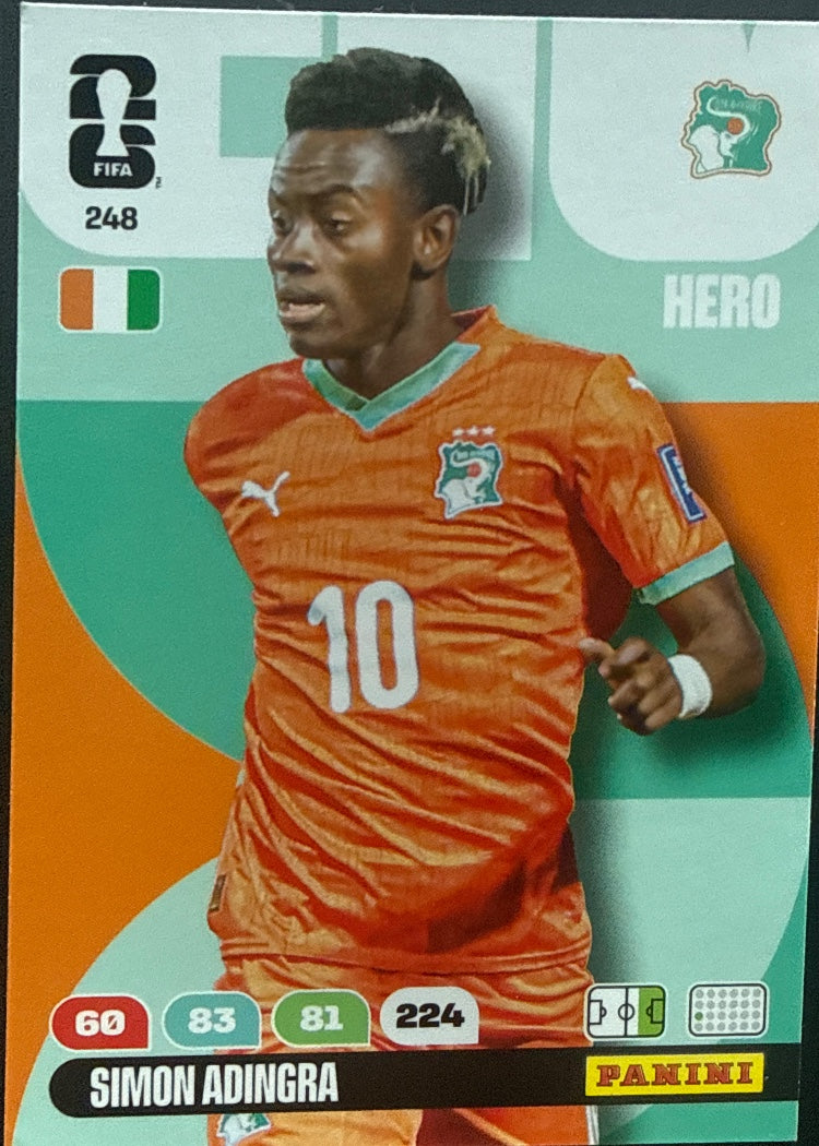 Simon Adingra – Panini Adrenalyn XL FIFA World Cup 2026 – #248