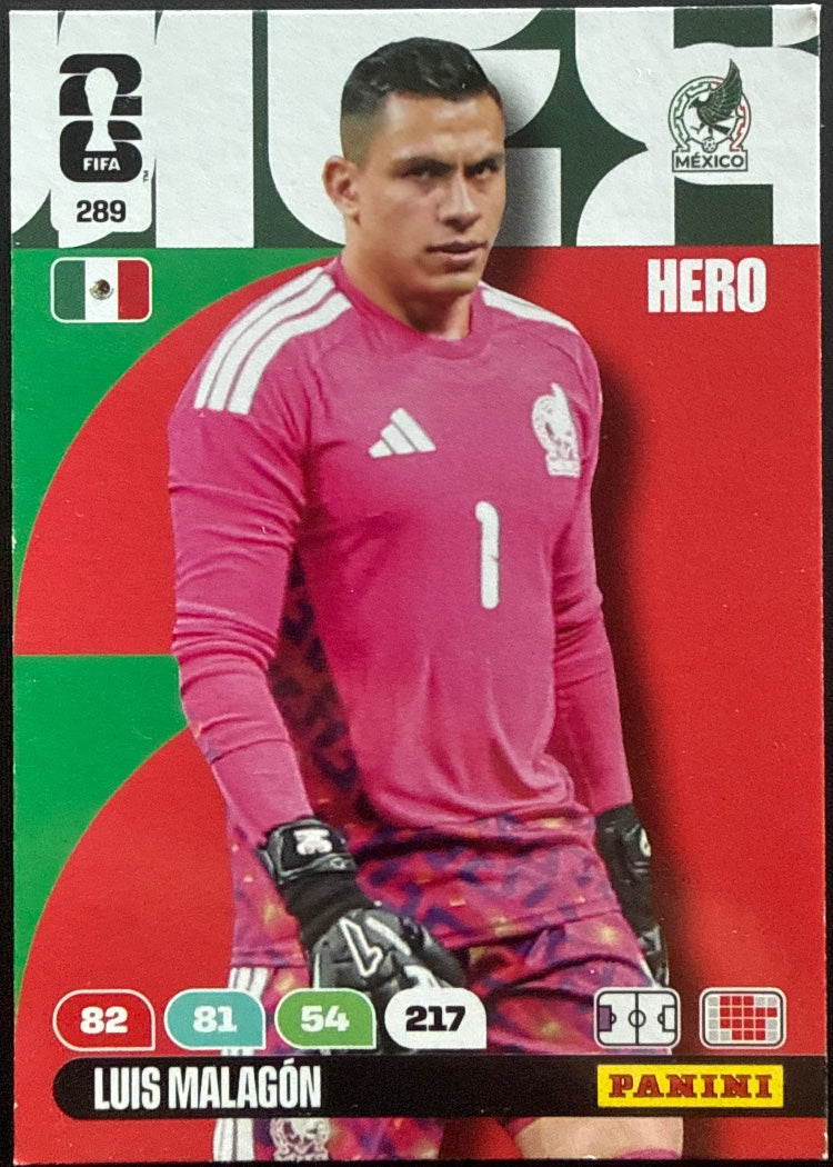 Luis Malagón – Panini Adrenalyn XL FIFA World Cup 2026 – #289