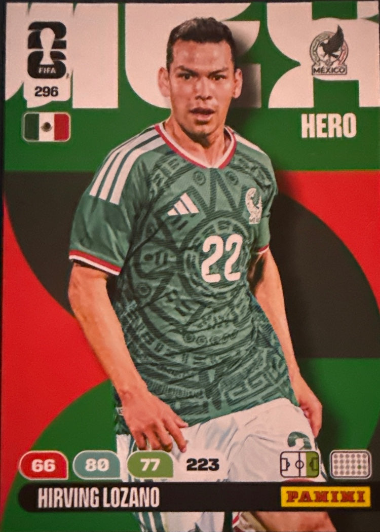 Hirving Lozano – Panini Adrenalyn XL FIFA World Cup 2026 – #296