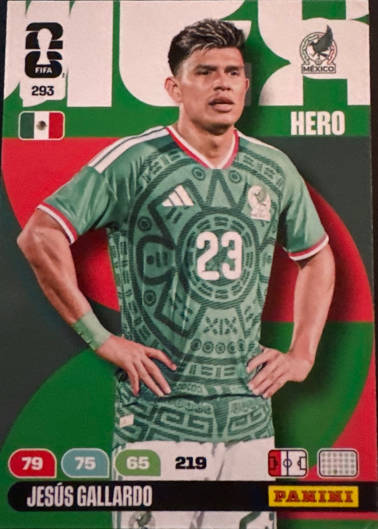 Jésus Gallardo – Panini Adrenalyn XL FIFA World Cup 2026 – #293