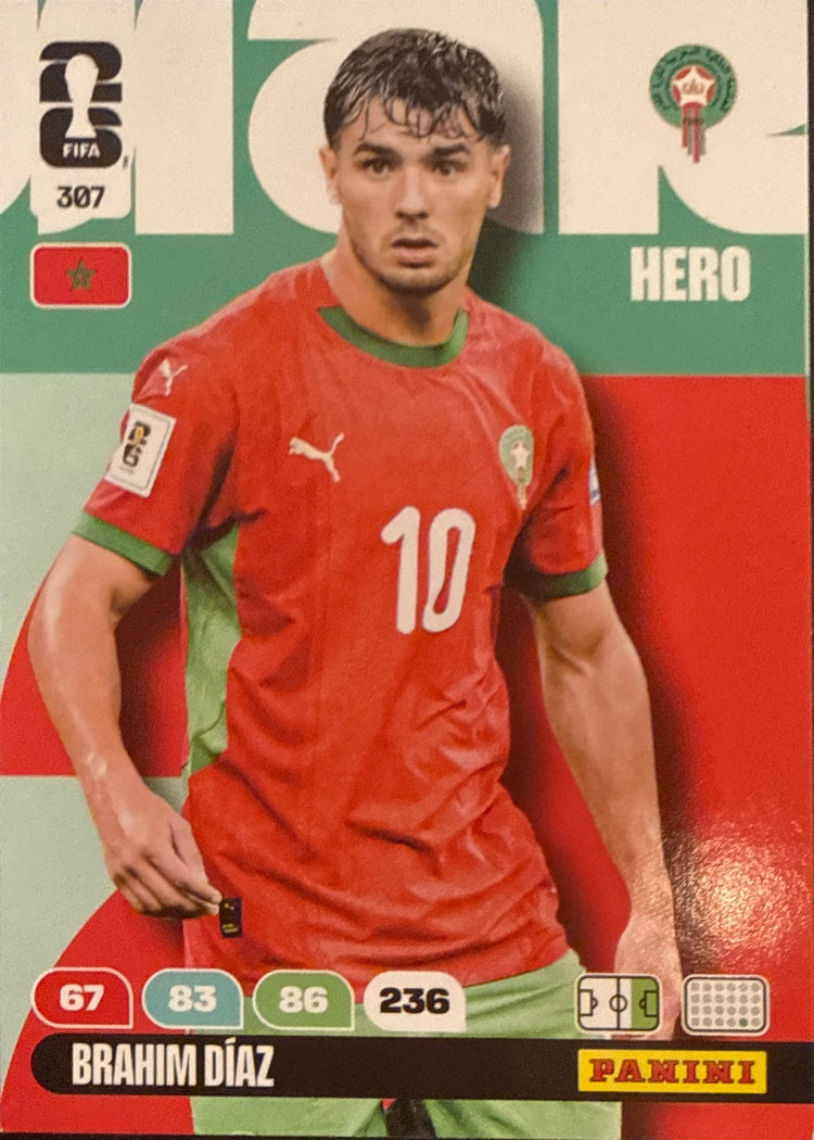 Brahim Díaz – Panini Adrenalyn XL FIFA World Cup 2026 – #307