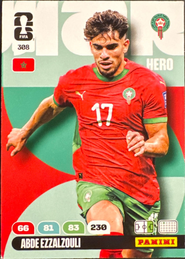 Abde Ezzalzouli – Panini Adrenalyn XL FIFA World Cup 2026 – #308