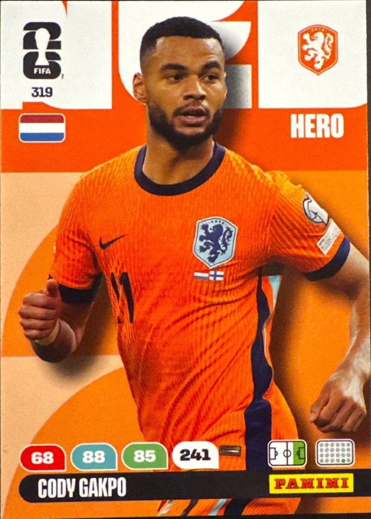 Cody Gakpo – Panini Adrenalyn XL FIFA World Cup 2026 – #319