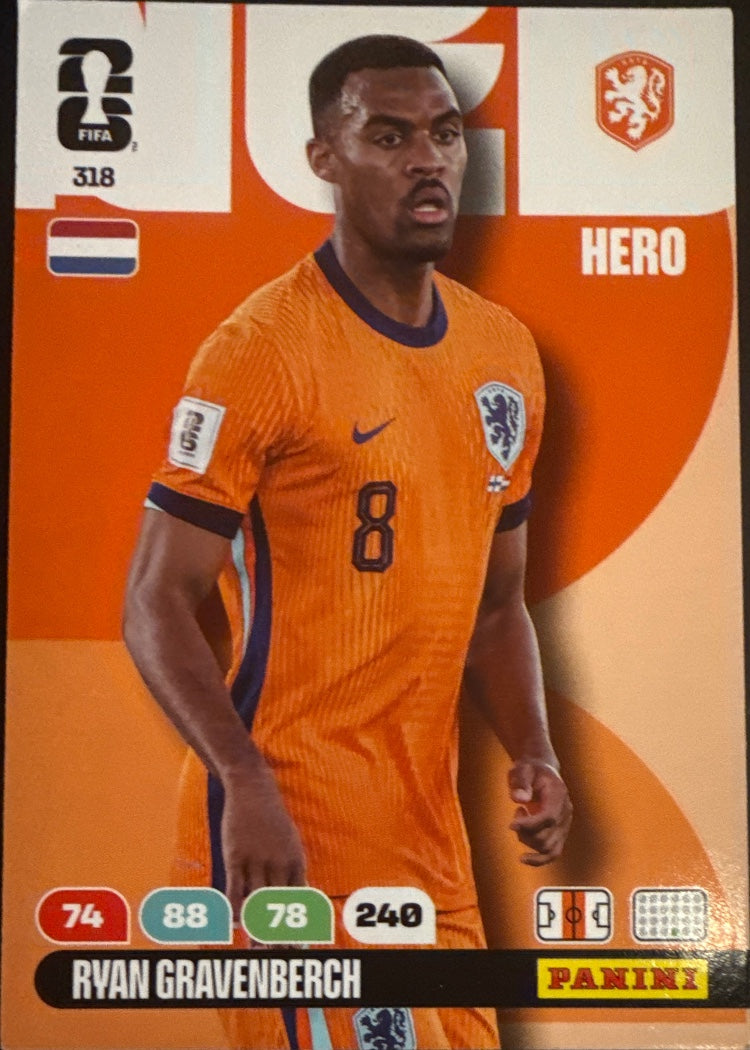 Ryan Gravenberch – Panini Adrenalyn XL FIFA World Cup 2026 – #318