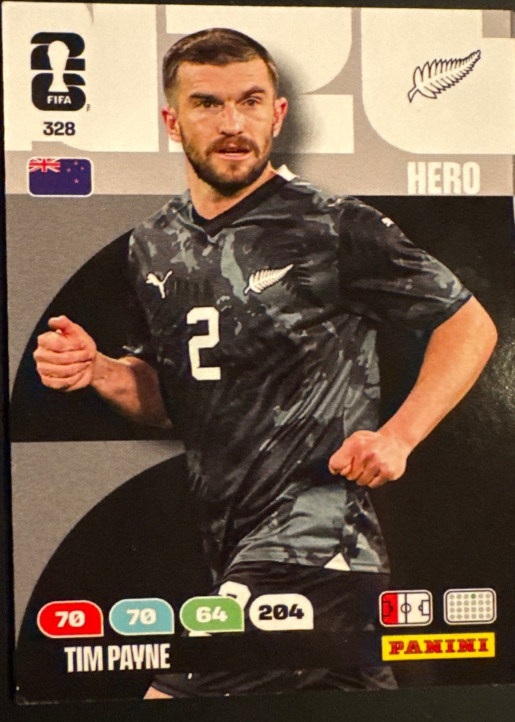 Tim Payne – Panini Adrenalyn XL FIFA World Cup 2026 – #328