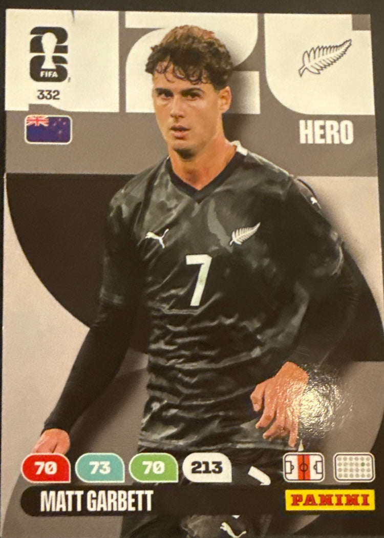 Matt Garbett – Panini Adrenalyn XL FIFA World Cup 2026 – #332