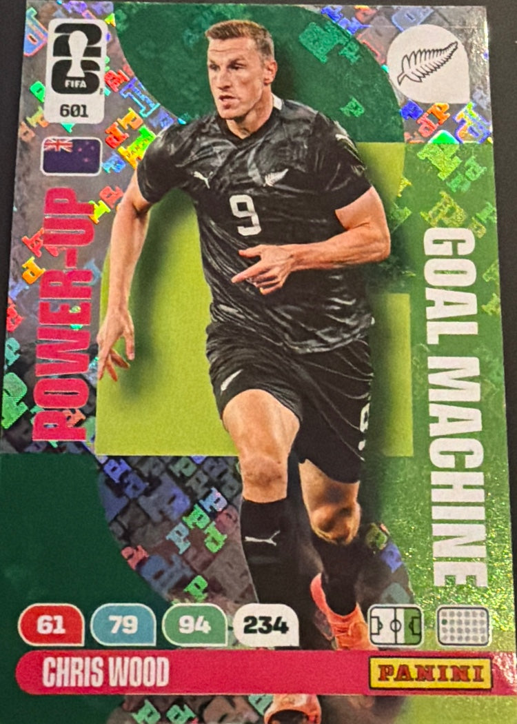 Chris Wood – Panini Adrenalyn XL FIFA World Cup 2026 – #601