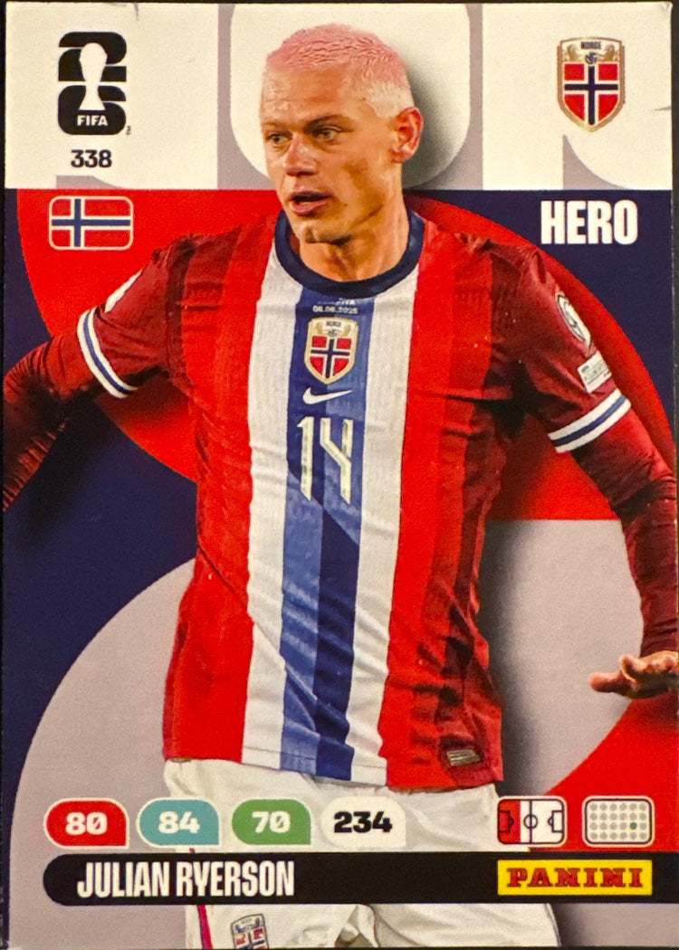 Julian Ryerson – Panini Adrenalyn XL FIFA World Cup 2026 – #338