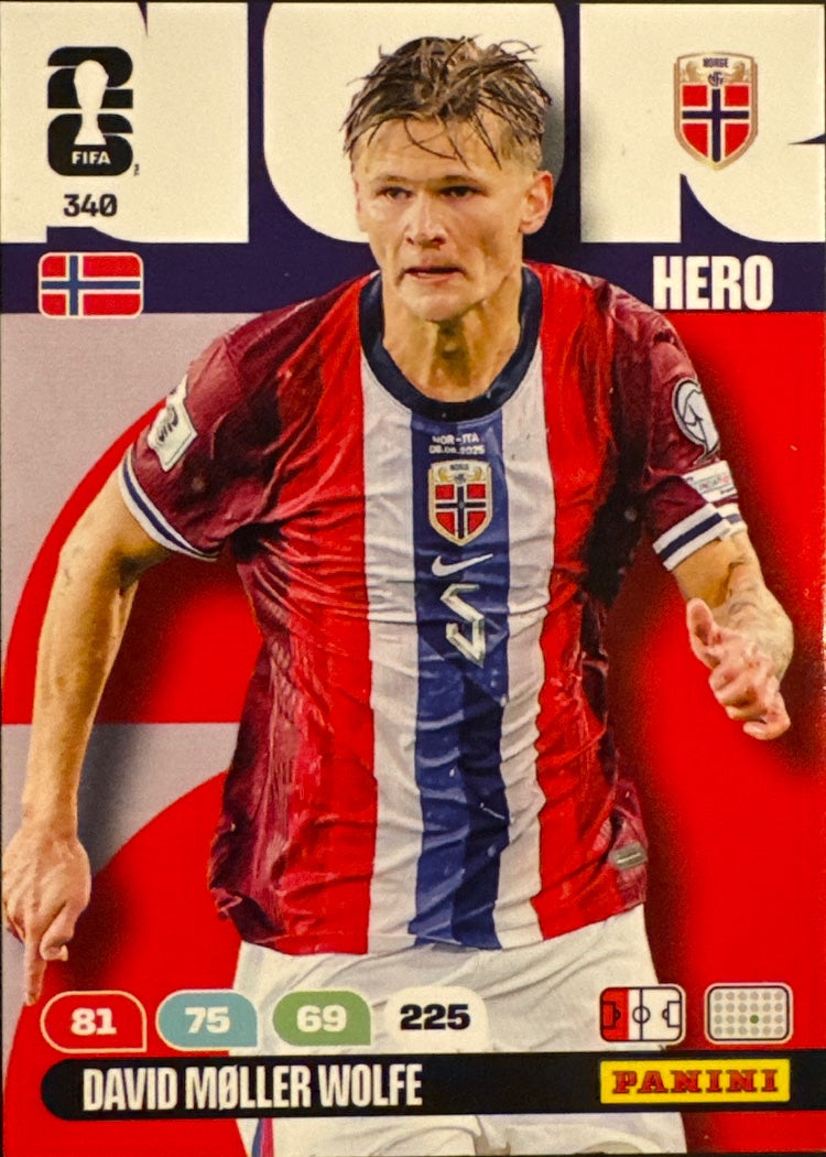 David Møller Wolfe – Panini Adrenalyn XL FIFA World Cup 2026 – #340