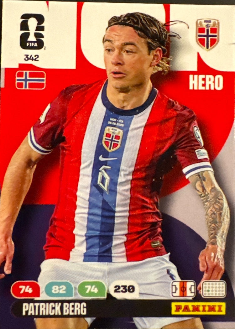 Patrick Berg – Panini Adrenalyn XL FIFA World Cup 2026 – #342