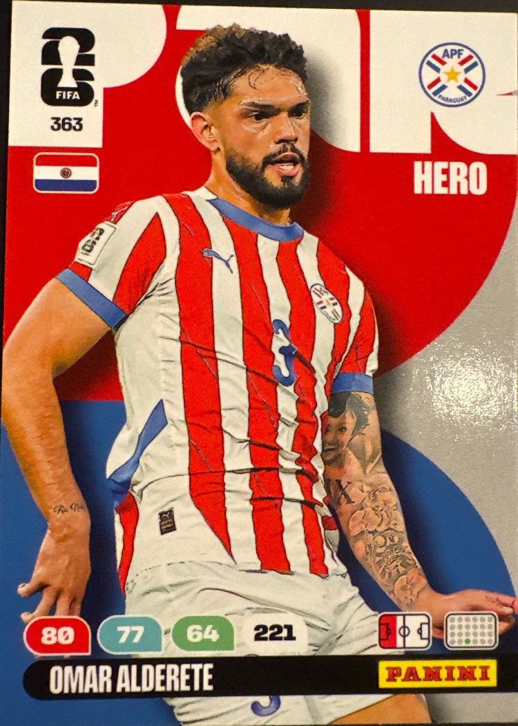 Omar Alderete – Panini Adrenalyn XL FIFA World Cup 2026 – #363