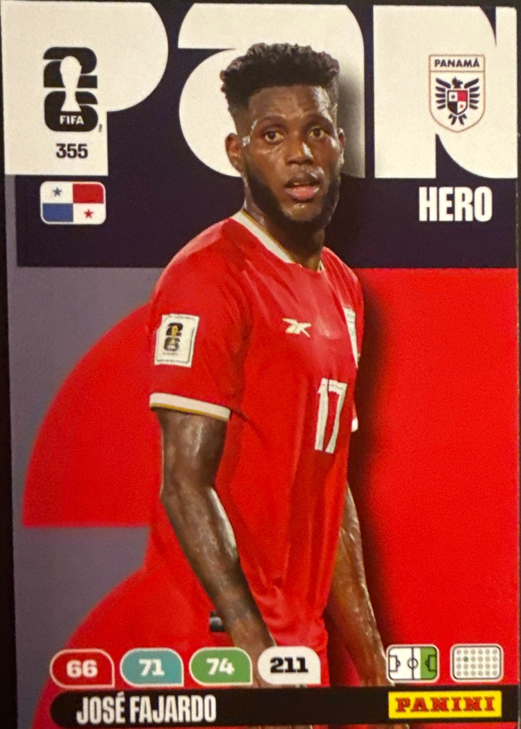 José Luiz Rodríguez – Panini Adrenalyn XL FIFA World Cup 2026 – #357