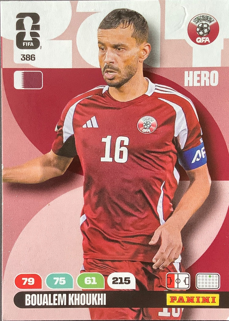 Boualem Khoukhi – Panini Adrenalyn XL FIFA World Cup 2026 – #386