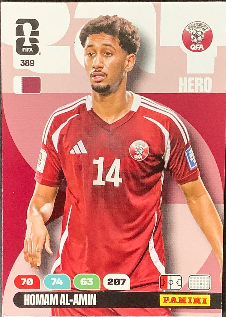 Homam al-Amin – Panini Adrenalyn XL FIFA World Cup 2026 – #389