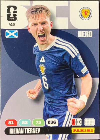 Kieran Tierney – Panini Adrenalyn XL FIFA World Cup 2026 – #410