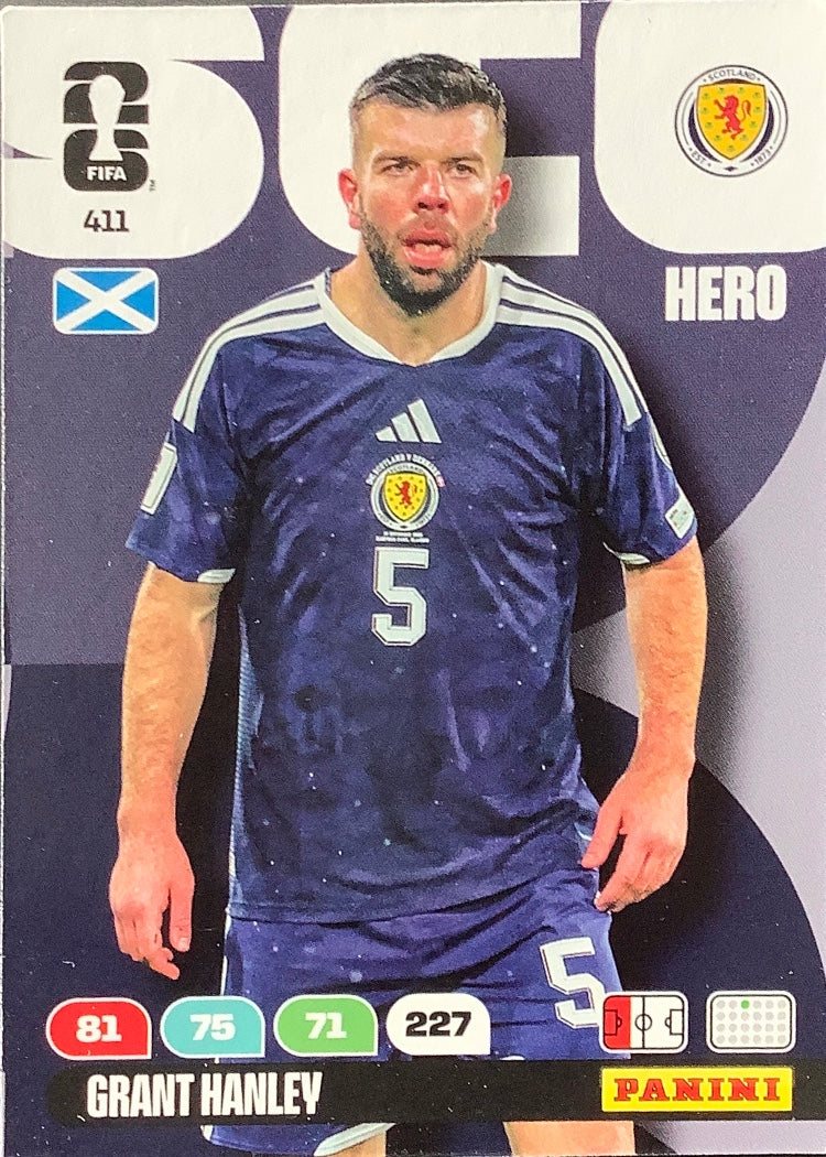 Grant Hanley – Panini Adrenalyn XL FIFA World Cup 2026 – #411
