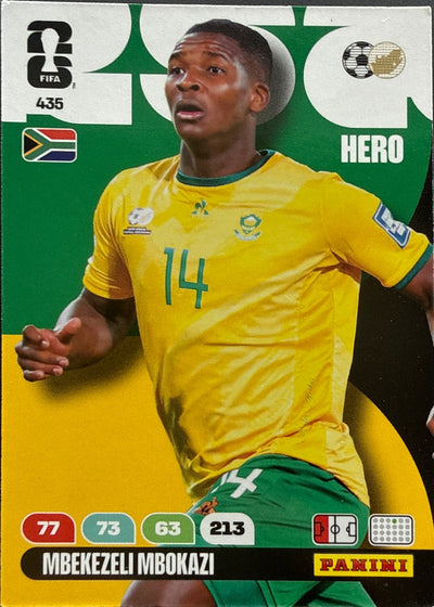 Mbekezeli Mbokazi – Panini Adrenalyn XL FIFA World Cup 2026 – #435