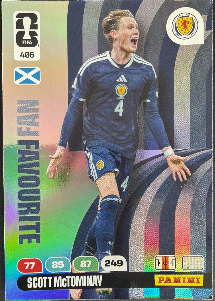 Scott McTominay – Panini Adrenalyn XL FIFA World Cup 2026 – #406